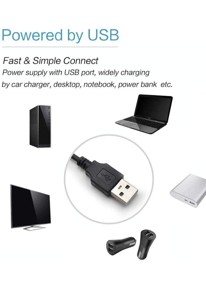 Mult-Color LED Light Strip 2M USB RGB Waterproof Decoration Lighting with Remote Control Flexible Led Strip Lighting for Bedroom Kitchen Hotel Home TV Back (Color Changing) - Image 3