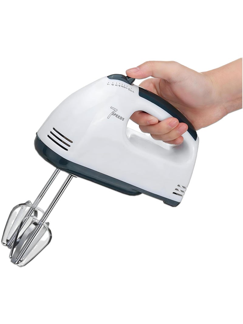 Fast Blender - 260W High Performance Hand Mixer with 7 Adjustable Speeds, Premium Stainless Steel Whisks, Dough Hooks, Egg Separator Tool for Perfect Mixing Results in Your Kitchen Daily - Image 1