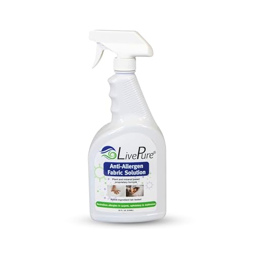 LivePure AntiAllergen 32 OZ Fabric Spray for Household Surfaces