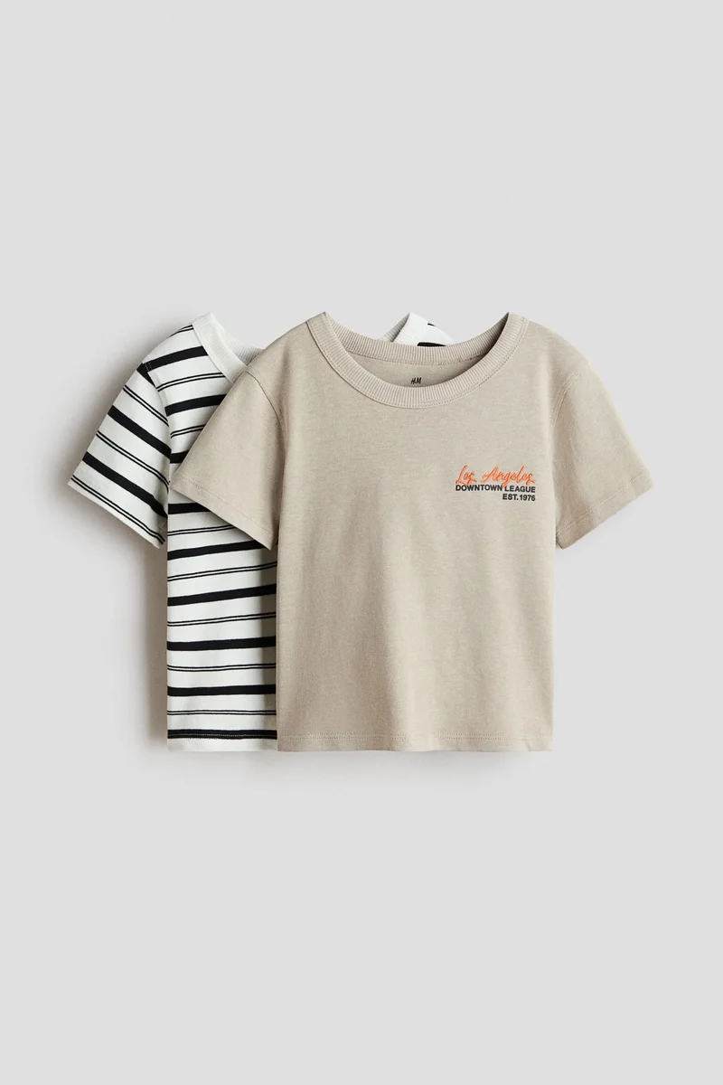 H&M 2-pack cotton T-shirts