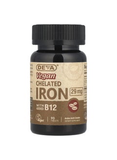 Deva Deva, Vegan Chelated Iron, 90 Tablets 