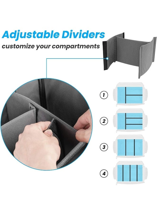 Mancro Medical Bag, Home Health Nurse Bag with Nonslip Bottom, Removable Shoulder Strap, Water-Resistant Empty First Aid Organizer for Medical Student, Therapist, Black - Image 3