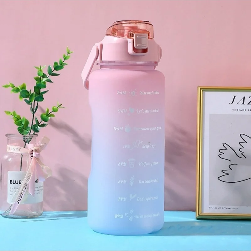 Duffa Motivational Water Bottle Water Bottle Water Bottle 2 Lt Tritan Gym Water Bottle Bpa Free Water Bottle