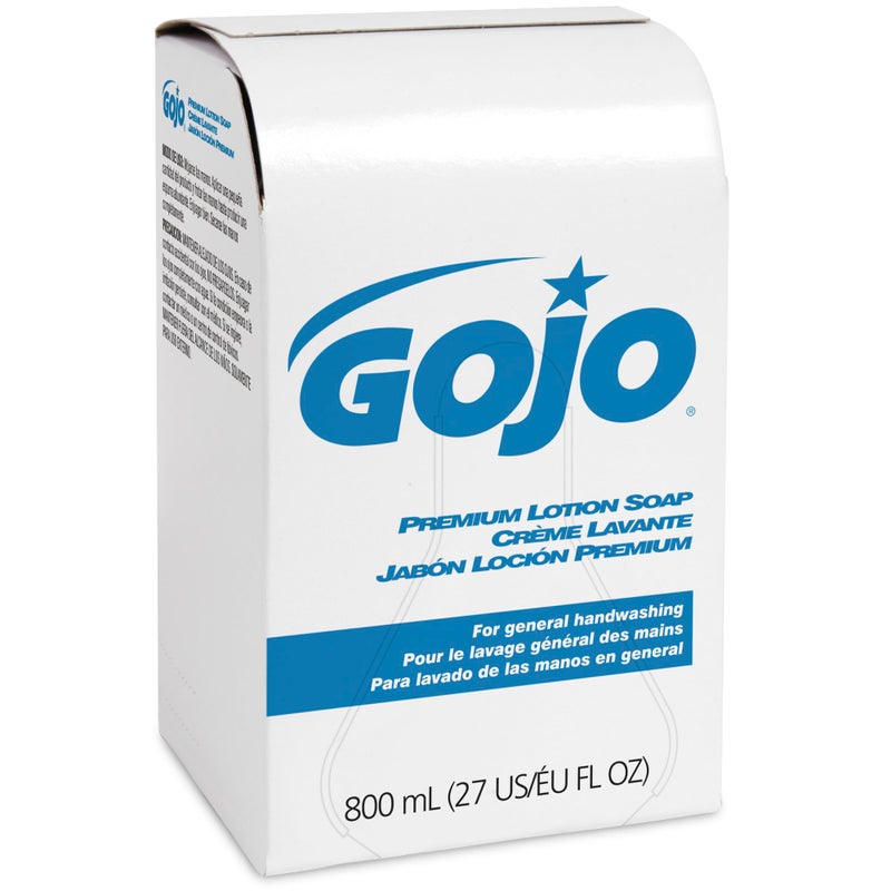 GOJO Premium Lotion Soap, Waterfall Fragrance, 800 mL Lotion Hand Soap Refill 800 Series Bag-in-Box Soap Dispenser (Pack of 12) - 9106-12 - Image 3