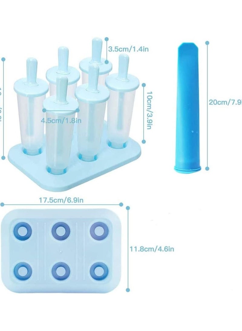 Y&D Molds Set Ice Lolly Makers Moulds Cream Reusable Silicone DIY Popsicle for Kids Toddlers and Adults with Non-Spill Lid - Image 2