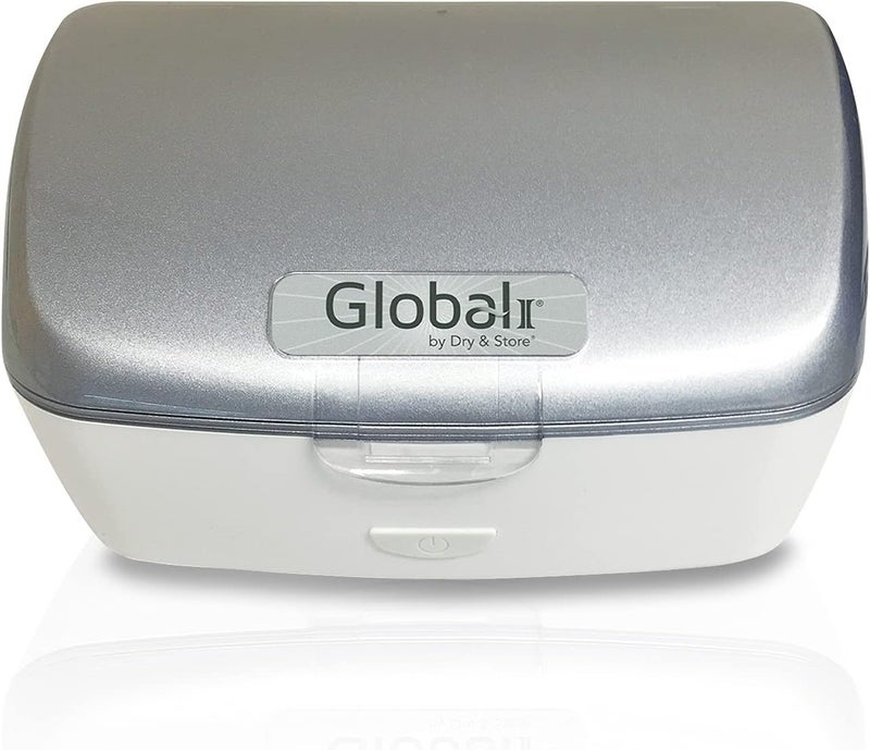 Dry Global II by & Store | Electric Hearing Aid Dehumidifier with UV-C Lamp Sanitizer - Image 1