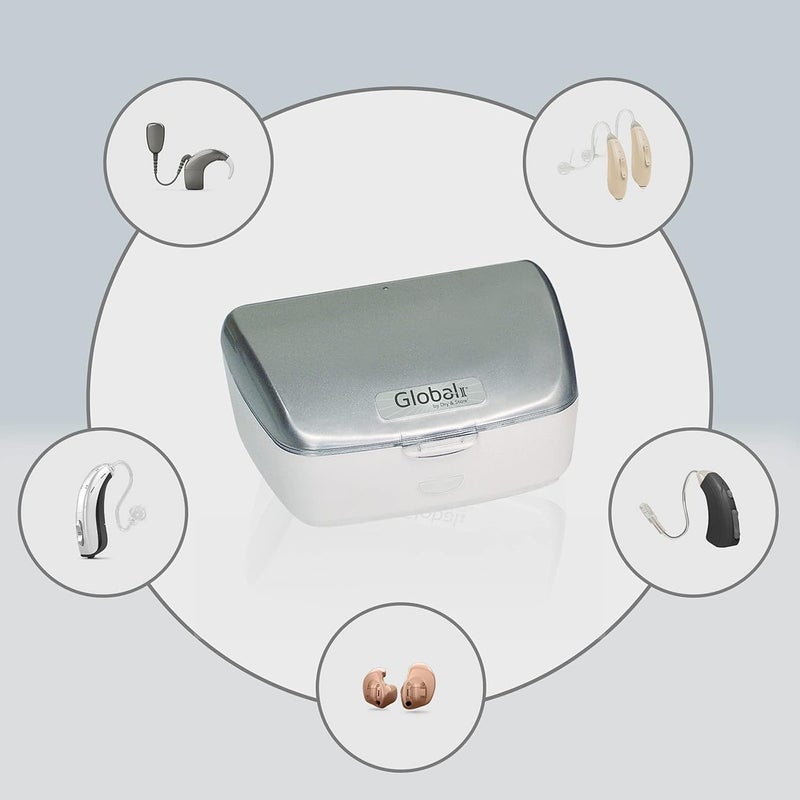 Dry Global II by & Store | Electric Hearing Aid Dehumidifier with UV-C Lamp Sanitizer - Image 5