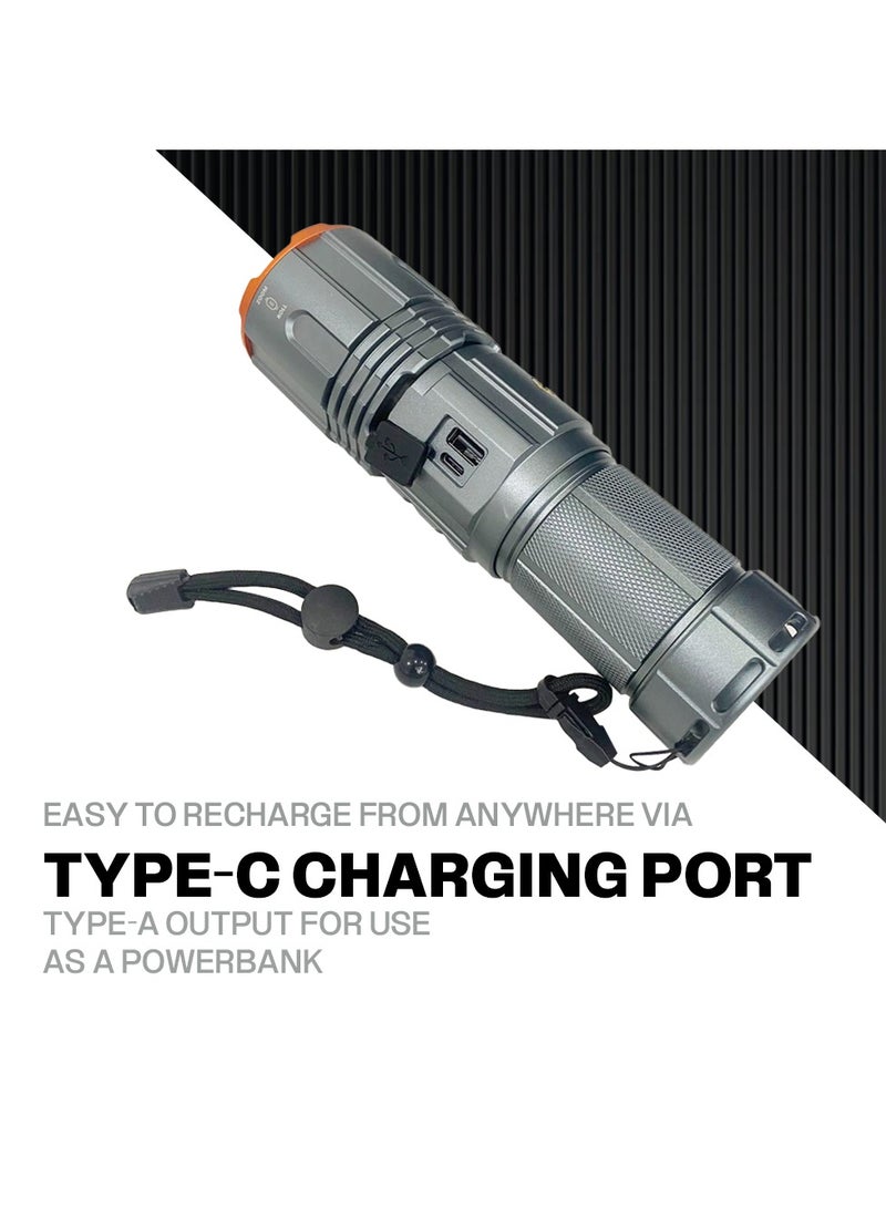 Rechargeable High Power Flashlight - 2 in 1 Powerful Flashlight & Night Light - Image 5