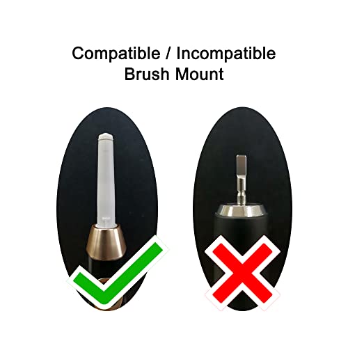 YUNCHI Toothbrush Replacement Heads Compatible with Fairywill FW-D1/D3/D7/D8/507/508/551/917/959, ATMOKO, Gloridea, Sboly, WOVIDA, YUNCHI Y1 Sonic Electric Toothbrushes, 5 Pack - Pink - Image 4