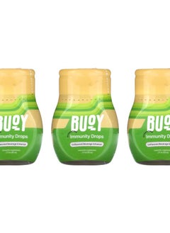 Buoy Hydrating Immunity Drops Beverage Enhancer Unflavored 3 Pack 2 fl oz (60 ml) Each 