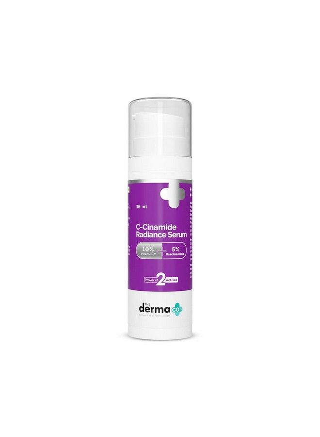 THE derma Co Ccinamide Radiance Vitamin C Serum With 10% Vitamin C & 5% Niacinamide For Glowing & Spotless Skin 30Ml  - Image 2