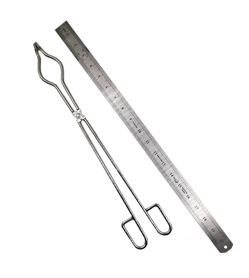 HUAHA Fireplace Tools Set, BBQ Accessories Kit 3 PCS Cast-Iron Fireplace Accessories Composed of Poker, Shovel,Pliers Fire Set Accessories Indoor Outdoor - Image 3