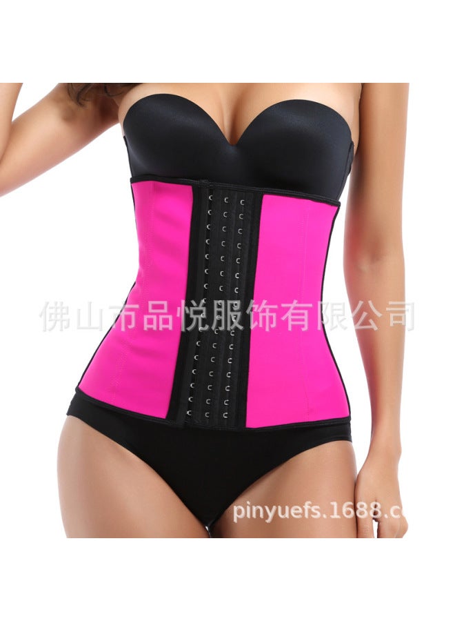 Source Spot Three-in-one Natural Latex 9 Steel Bone Corset Waist And Abdomen Shaping Garment Rubber Corset Cors