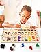 SYNARRY 3 in 1 Montessori Toys for 3 Year Old Educational Magnetic Color and Number Maze Shape Number Wooden Puzzle Counting Learning Toys Easter Basket Stuffers Gifts for Kids - Image 4