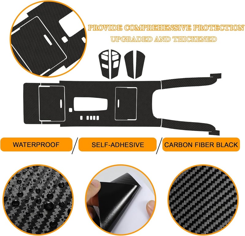 TOMALL Carbon Fiber Gear Shift Panel Sticker for Nissan Altima - Image 2