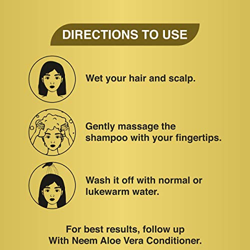 Khadi Veda Shampoo Neem Aloe Vera for Hair & Scalp Protection 200 ml - pack of 2. - Image 5