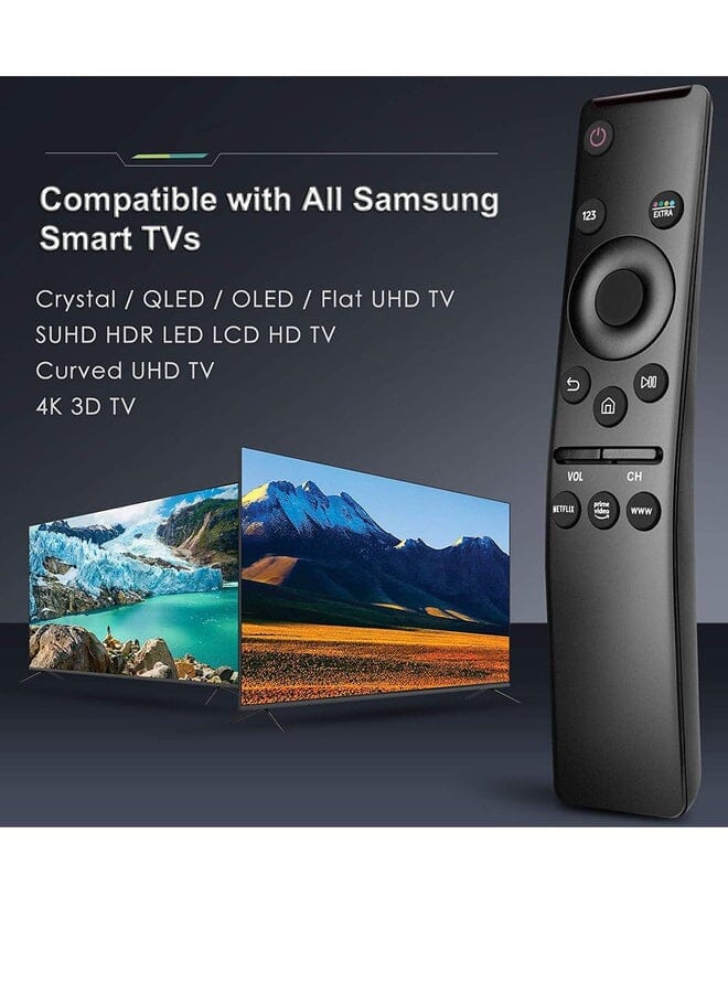 Zaboon Universal Remote Control Compatible For All Samsung Tv Led Qled Uhd Suhd Hdr Lcd Frame Curved Solar Hdtv 4K 8K 3D Smart Tvs With Buttons For Netflix Prime Video - Image 2