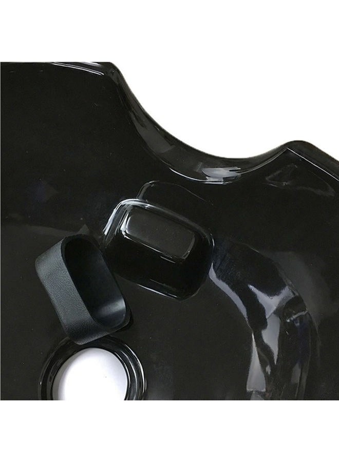 DOACT Shampoo Neck Cushion,5 Colors Silicone Neck Rest Shampoo Bowl Cushion Beauty Salon Spa Hair Washing Sink ow (Black) - Image 5