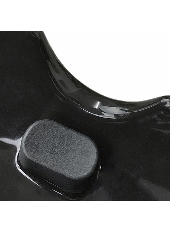 DOACT Shampoo Neck Cushion,5 Colors Silicone Neck Rest Shampoo Bowl Cushion Beauty Salon Spa Hair Washing Sink ow (Black) - Image 4