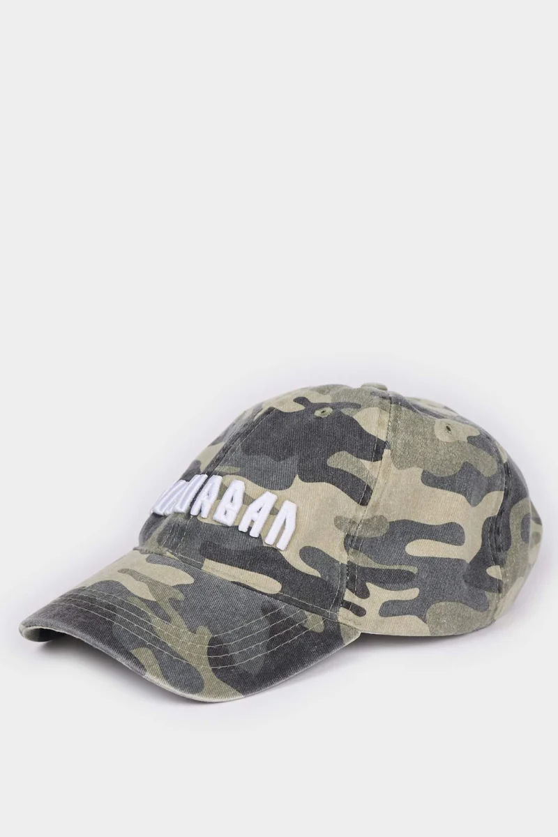 ديفاكتو Man Cotton Printed Hat