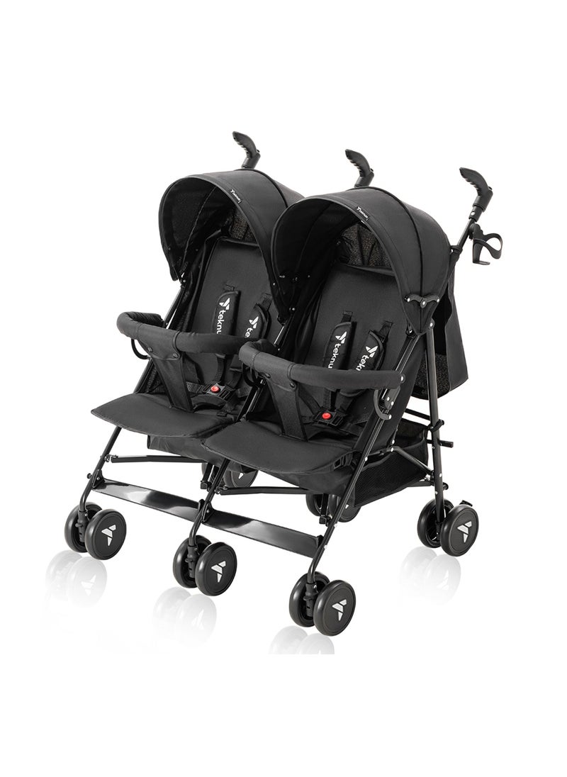 TEKNUM Twin Stroller Fellow - Black  - Image 5