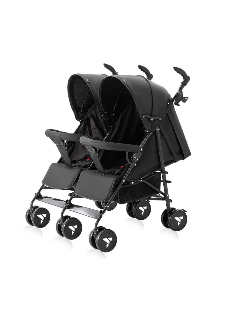 TEKNUM Twin Stroller Fellow - Black  - Image 1