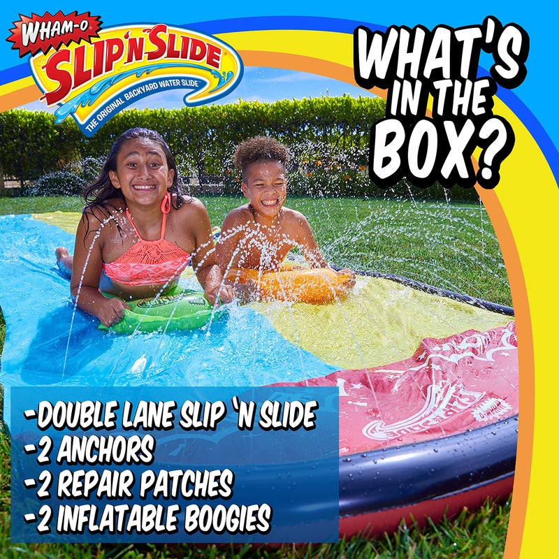 Wham-o Slip N Slide Wave Rider Double with 2 Slide Boogies - Image 5