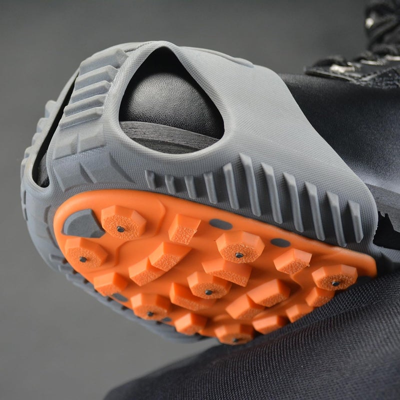 Winter Walking Low-Pro Ice Cleat, Heavy-Duty Industrial Grade Traction Aid for Walking on Snow and Ice (1 Pair) - Image 5