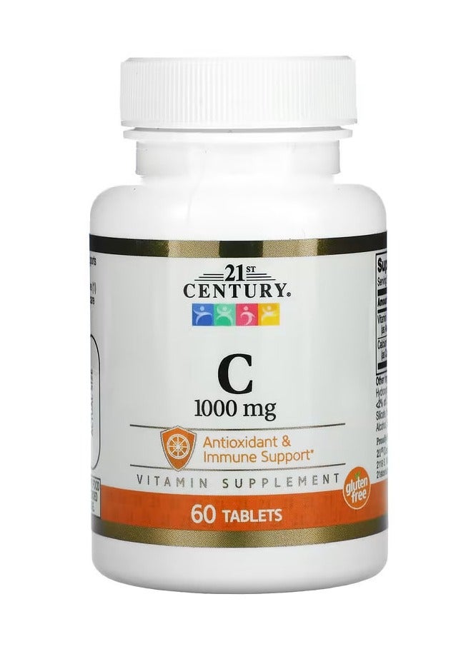 فيتامين سي 1000 ملجم، 60 قرصًا