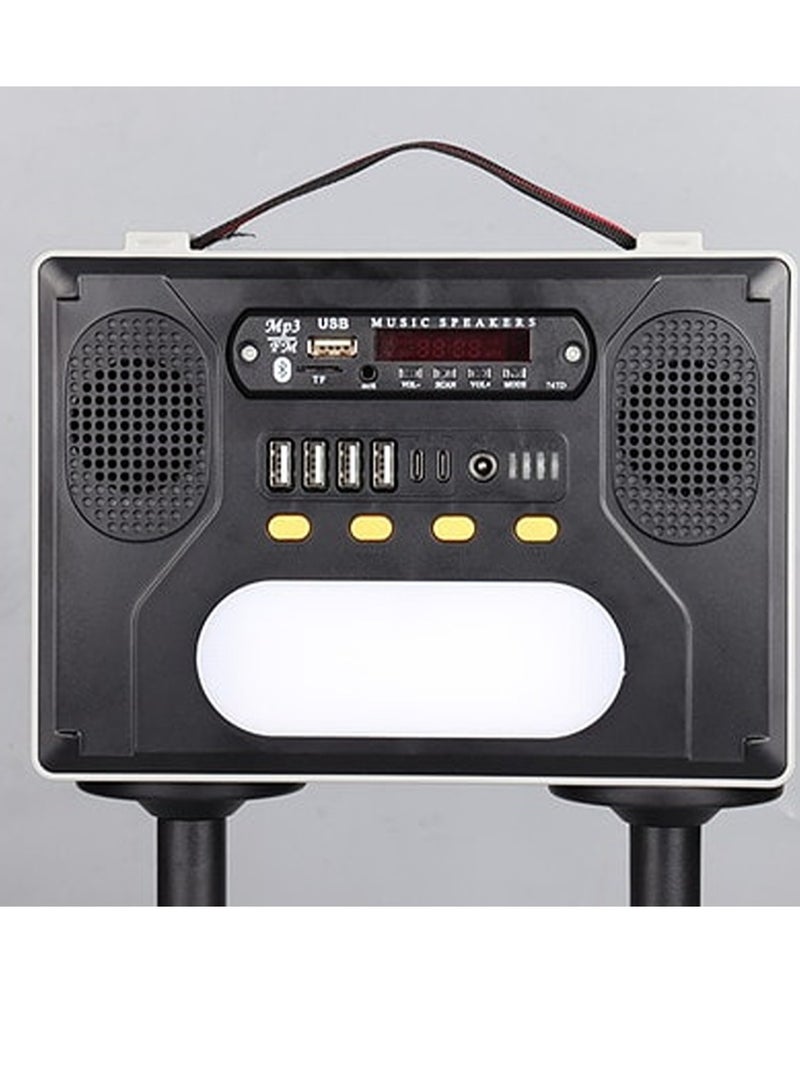 P10 Solar  Multimedia Player Sytem Rechargeable Multifunction Radio  MP3 Player - Image 2