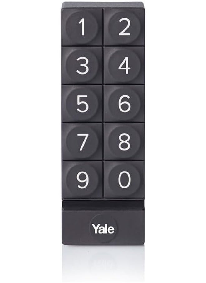 Yale Yale Smart Keypad, Smart Lock Accessory, 4 to 6 Digit Code for Entry, Access Management upto 256 Users, Activity Monitoring, Yale Compatible Smart Accessory, Black  - Image 1
