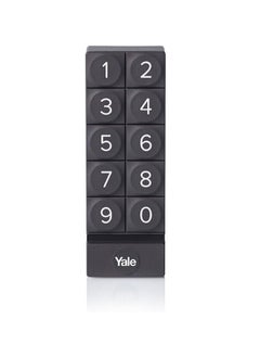 Yale Yale Smart Keypad, Smart Lock Accessory, 4 to 6 Digit Code for Entry, Access Management upto 256 Users, Activity Monitoring, Yale Compatible Smart Accessory, Black  - Image 1