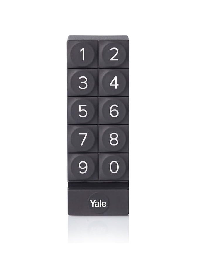 Yale Yale Smart Keypad, Smart Lock Accessory, 4 to 6 Digit Code for Entry, Access Management upto 256 Users, Activity Monitoring, Yale Compatible Smart Accessory, Black  - Image 1