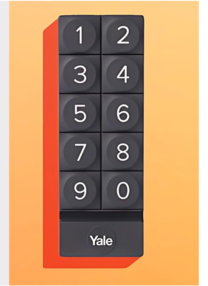 Yale Yale Smart Keypad, Smart Lock Accessory, 4 to 6 Digit Code for Entry, Access Management upto 256 Users, Activity Monitoring, Yale Compatible Smart Accessory, Black  - Image 3