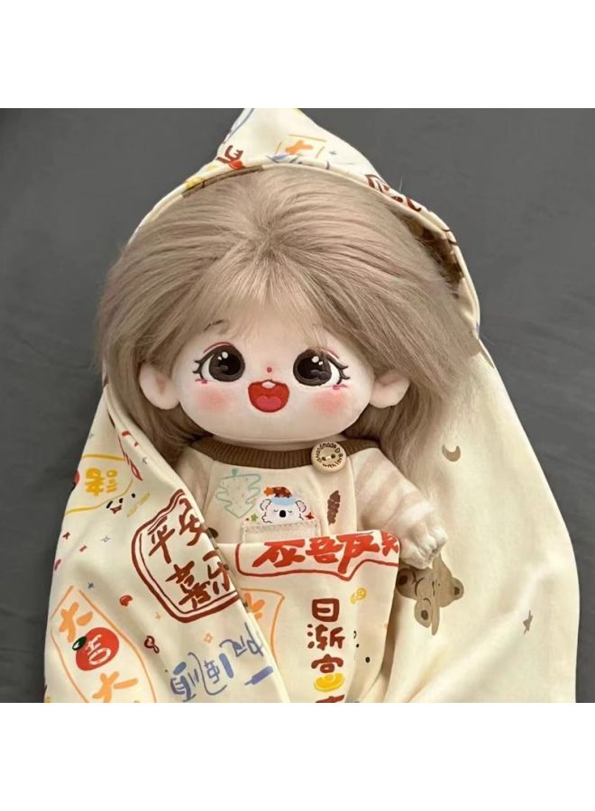 Corn Cotton Doll SP Version 20CM Lovely Cute Girl Plush Doll Gift Prize Girl Heart Doll Clothes-Specifications:Corn SP Nude Baby + Hairstyle + Paris Pink Skirt-Color:20CM Without Skeleton