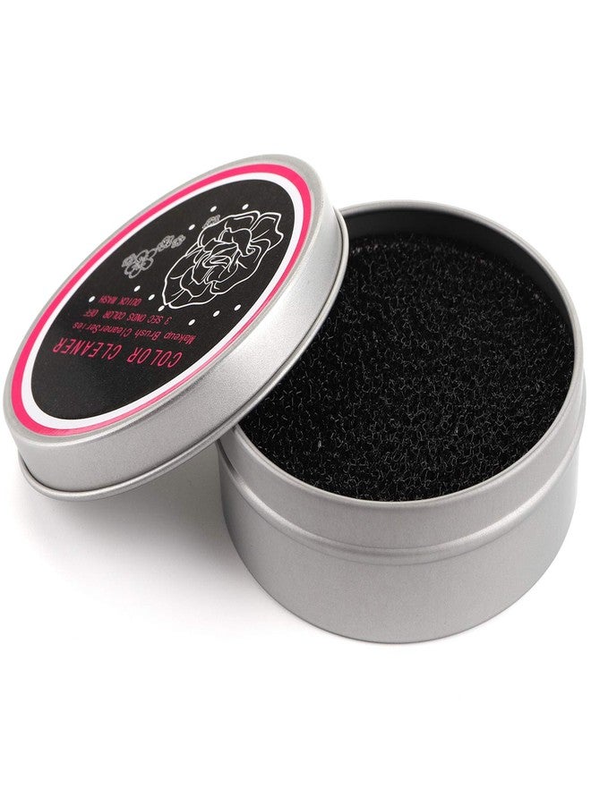 هيدوم مجموعة هيدوم من 6 إسفنجات تنظيف لإزالة الألوان مع 20 إسفنجة بديلة، إسفنجة تنظيف سريعة لفرش المكياج الجافة، تنظيف سهل لفرش المكياج بدون ماء أو محاليل كيميائية، مثالية للسفر - Image 3