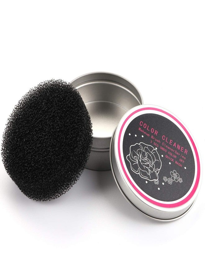 هيدوم مجموعة هيدوم من 6 إسفنجات تنظيف لإزالة الألوان مع 20 إسفنجة بديلة، إسفنجة تنظيف سريعة لفرش المكياج الجافة، تنظيف سهل لفرش المكياج بدون ماء أو محاليل كيميائية، مثالية للسفر - Image 4