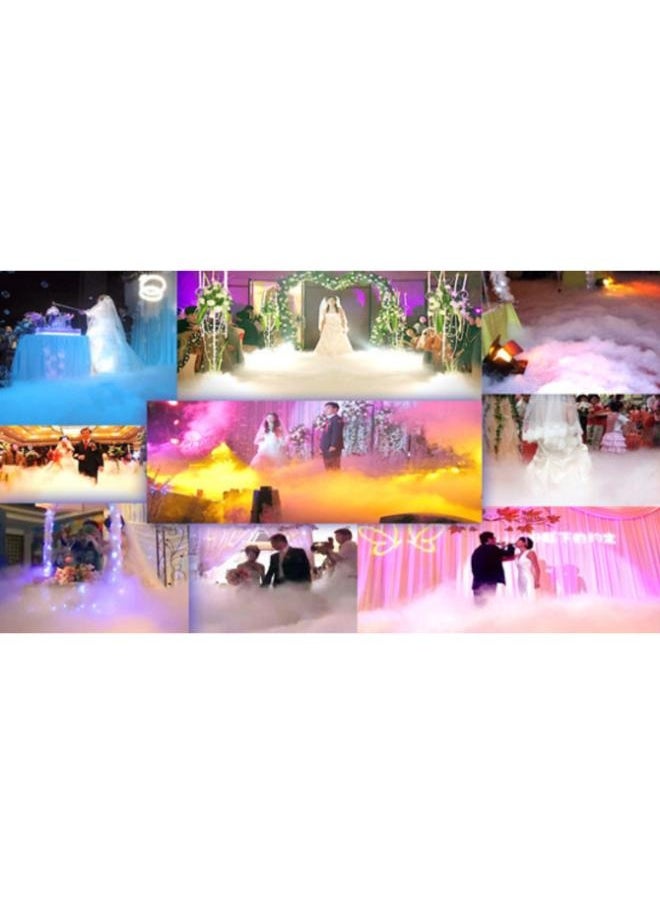 Generic - 500W RGB LED Fog Machine Smoke Machine Hood Portable LED Light with Wired and Wireless Remote Control - Image 1