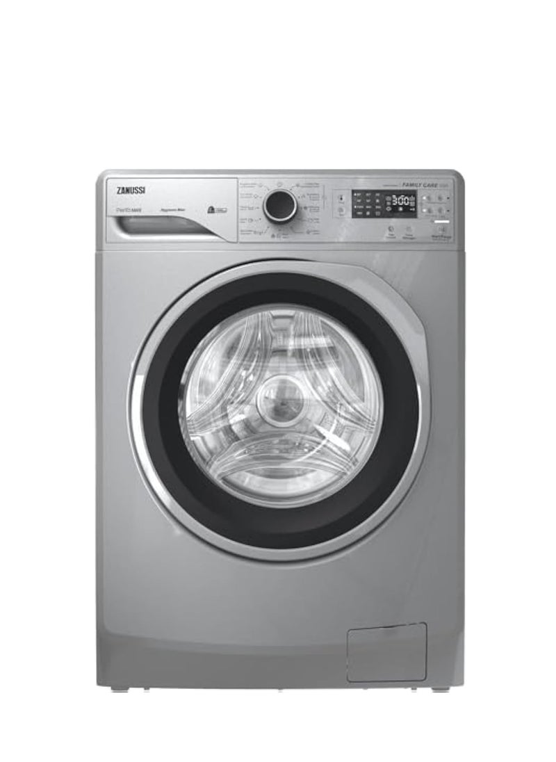 ZANUSSI Zanussi Automatic Washing Machine 6 KG Perlamax - 1200 RPM - Silver - Anti Flood Protection - 12 Different Washing Program - Anti Foam Rinse System - ZWF6240SS5 