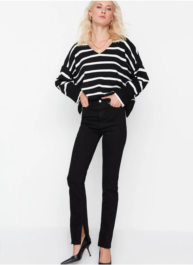 trendyol High Waist Straight Jeans