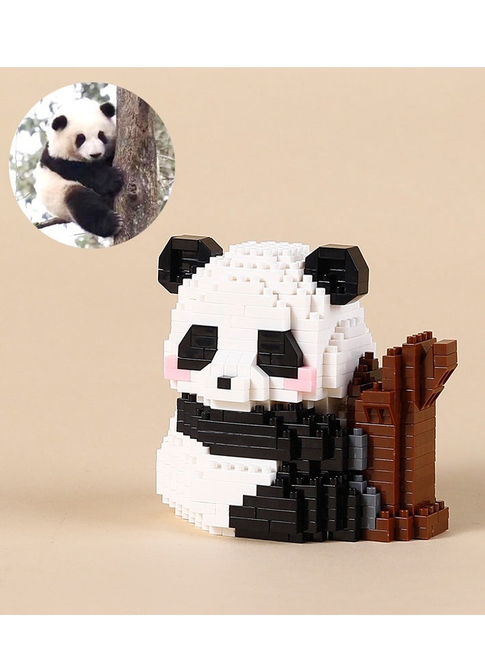 Generic Panda Icons (Huahua Embracing Trees ) Building Toy Set 6+ Years 