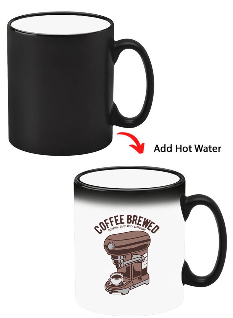 Theodor Color Changing Heat Sensitive Ceramic Mug, Image Revealed When HOT Liquid is Added! Coffee Brewed - Image 1
