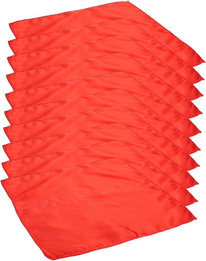 Unomor Polyester Cloth Dinner Napkins Set 10 Sheets for Wedding Tea Party Restaurant Home - Image 2