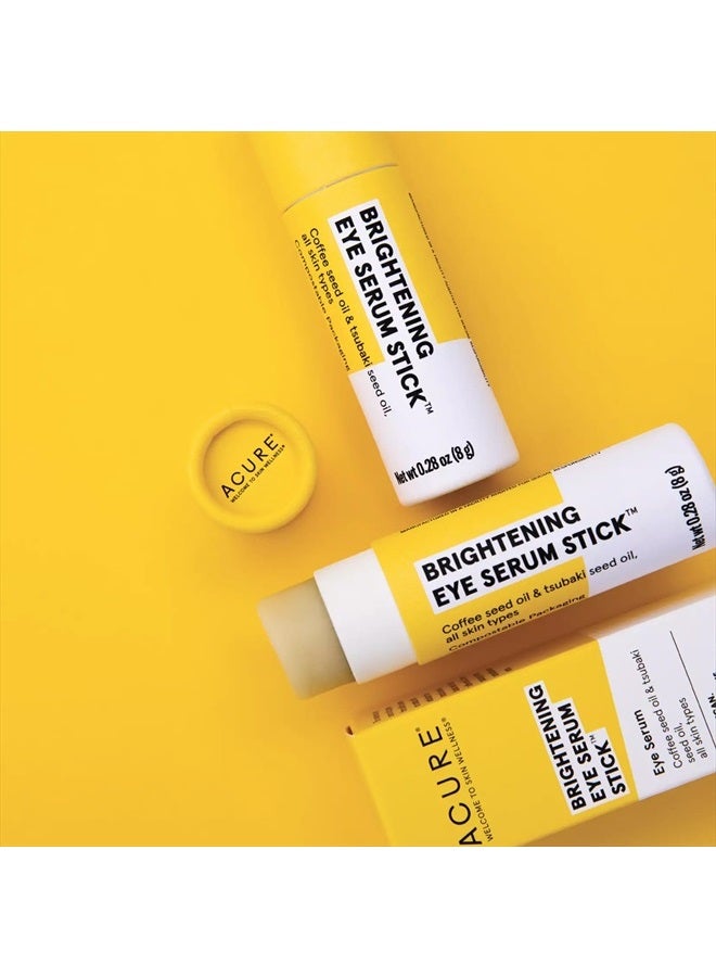 Acure Brightening Eye Serum Stick, Eye Serum, Coffee Seed Oil & Tsubaki Seed Oil, For All Skin Types, 0.28 oz - Image 3