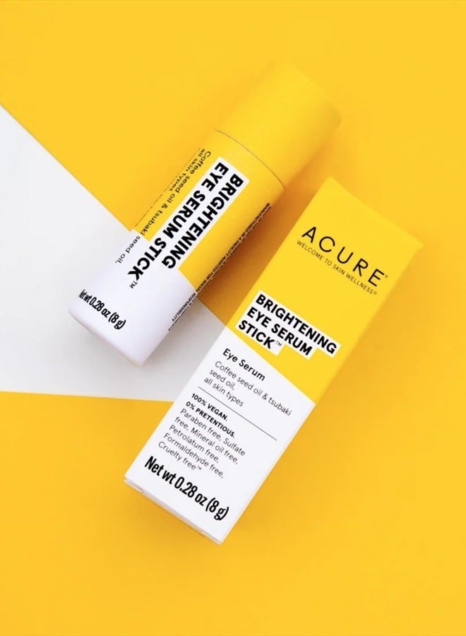 Acure Brightening Eye Serum Stick, Eye Serum, Coffee Seed Oil & Tsubaki Seed Oil, For All Skin Types, 0.28 oz - Image 4