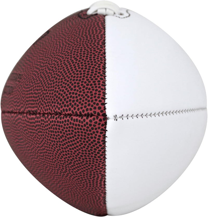 Baden Mini 8.5-Inch Size Autograph Football with 2 Brown and 2 White Panels - Image 2