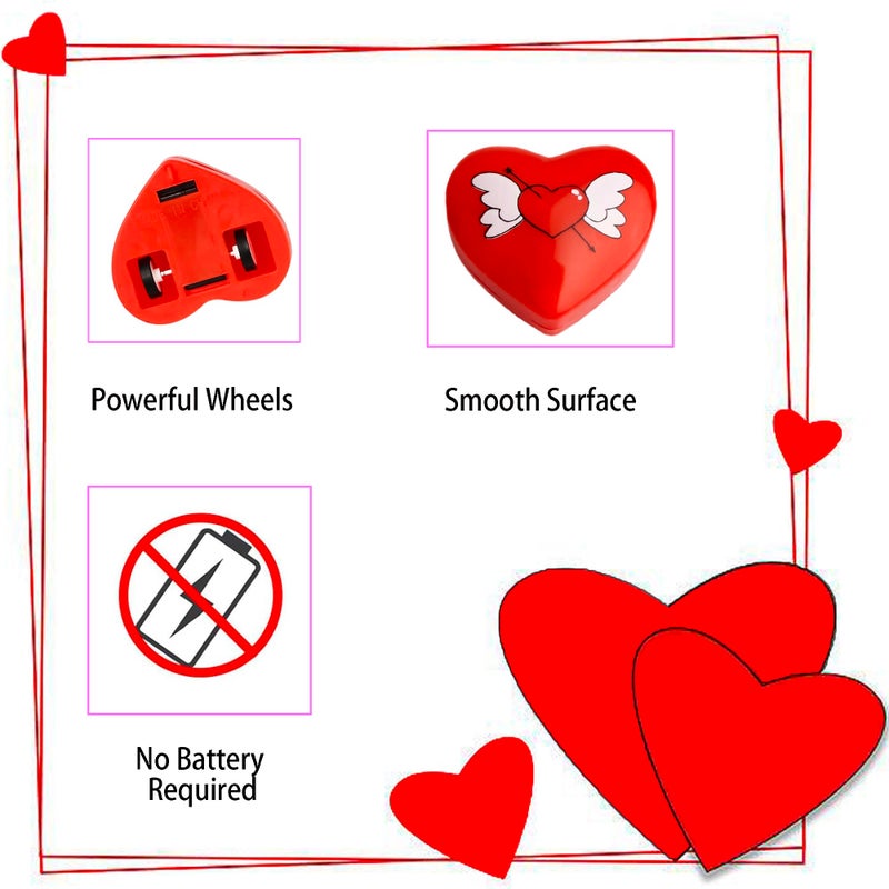 ritastar Small Pull Back Toy Cars Set Mini Racing Vehicles For Holiday Birthday Party Favors Goodie Bag Stuffers Classroom Prizes Bulk Toys For Kids Girls Boys(Valentine Day Heart Shape I Love You Gift)12 Pack - Image 4