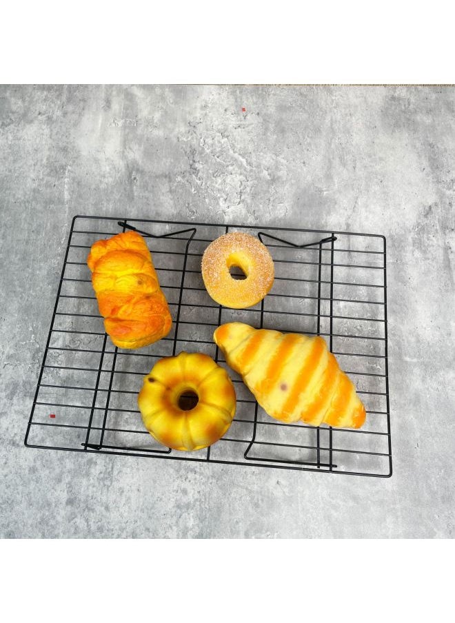 Generic - Baking Tools 3-Layer Cake Mold Cold Rack Bread Cooling Rack Disassembled Cake Rack-Specifications:Three-layer Drying Rack 34*24*19.5(OPP Bag) - Image 1
