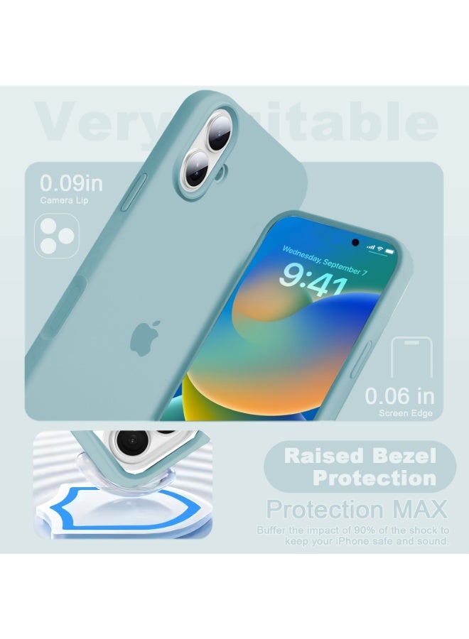 أوللاي آيفون 17 حالة واقية ، مادة السيليكون ، مقاومة للصدمات مع حماية عدسة الكاميرا وتغطية زر التحكم ، غطاء واقي للهاتف المحمول المضاد للصدمة ، متوافق مع إكسسوارات MagSafe - Image 3