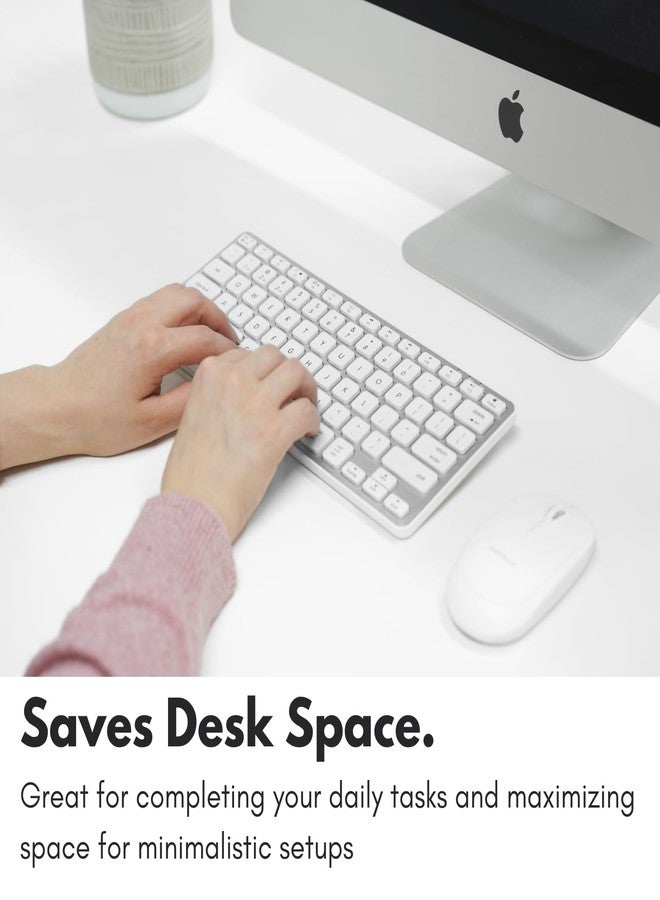 Macally Backlit Mac Keyboard | Compatible Apple Bluetooth Keyboard | Small Wireless Keyboard for MacBook Pro/Air, iMac, Mac Pro/Mini - Image 3